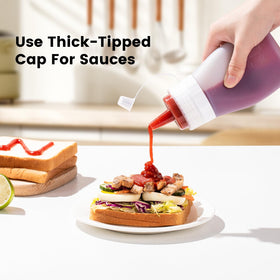 mrsdry condiment bottle thick tip perfect for sauces and condiments