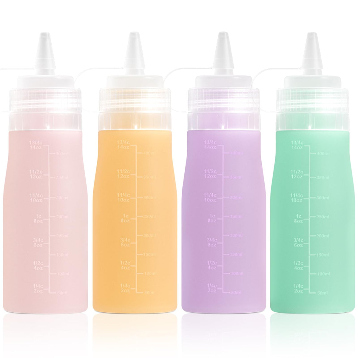 Mrsdry 16oz silicone squeeze bottle with wide opening for easy filling.