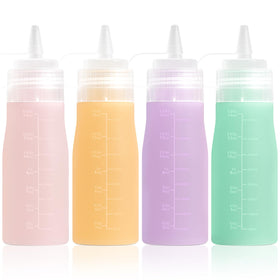 Mrsdry 16oz silicone squeeze bottle with wide opening for easy filling.