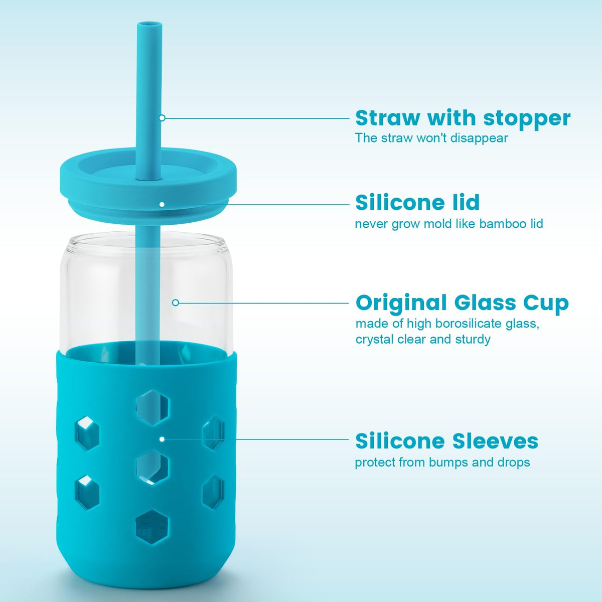 Mrsdry high borosilicate crystal glass shows clarity and durability for daily use.
