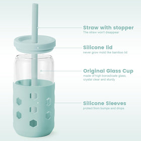 Mrsdry iced coffee tumbler with silicone sleeve offers a secure grip