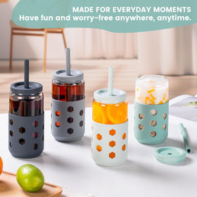 Mrsdry microwave and dishwasher safe glass cups for easy cleaning