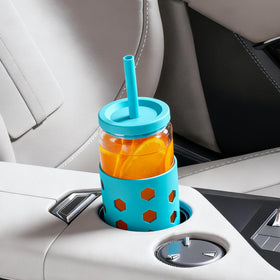 Mrsdry silicone lids for ice-cold drinks prevent spills during travel.