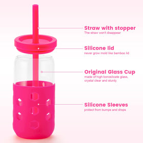 Mrsdry silicone sleeve protects the glass and adds a comfortable, non-slip grip.