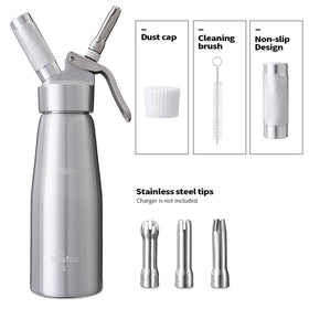 MrsFox leak-proof head seal prevents leaks during storage and use.