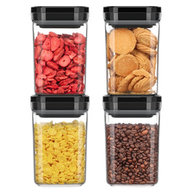 MR.SIGA airtight 1 L container with clear body for quick content check.