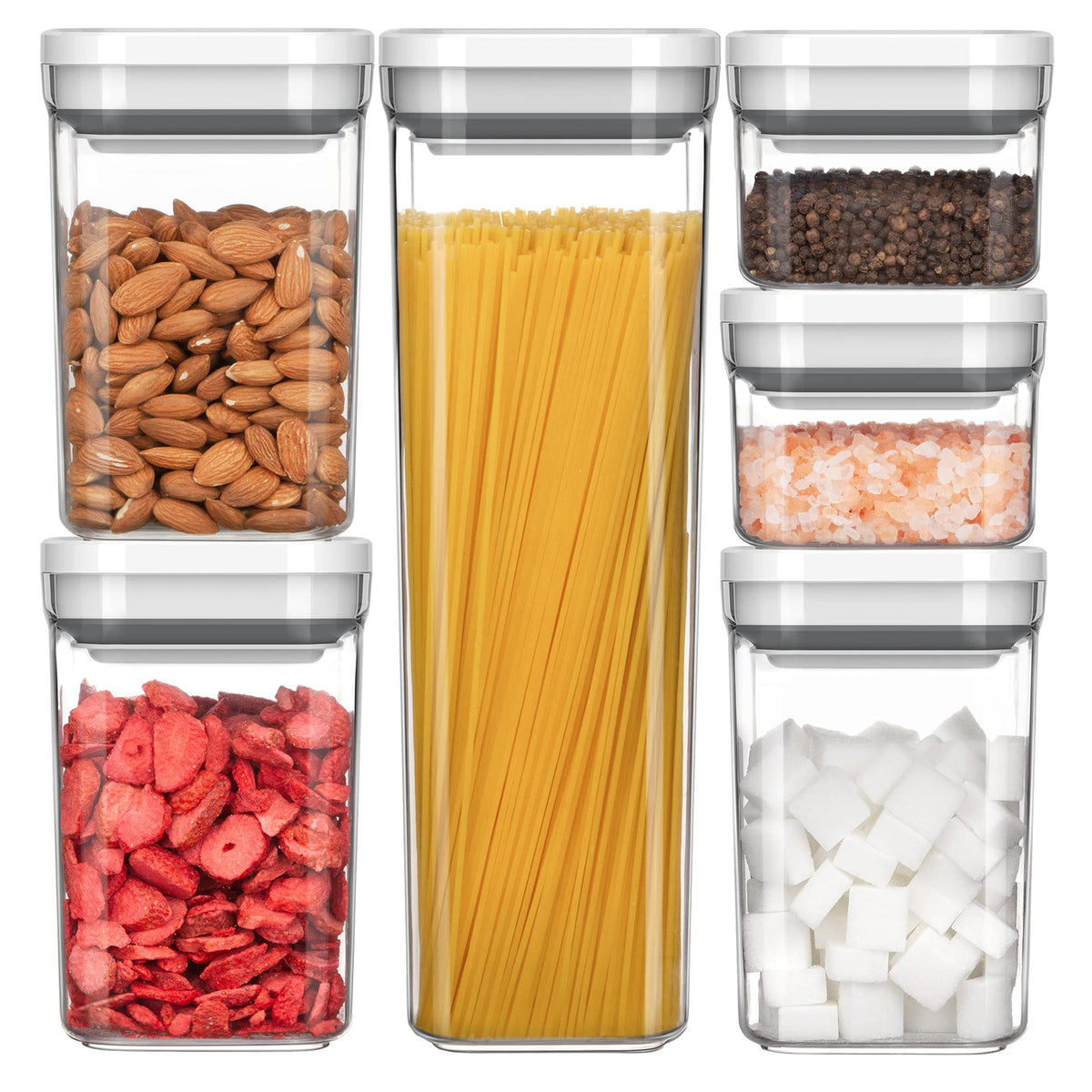 MR.SIGA airtight large 72 oz container for cereal storage.