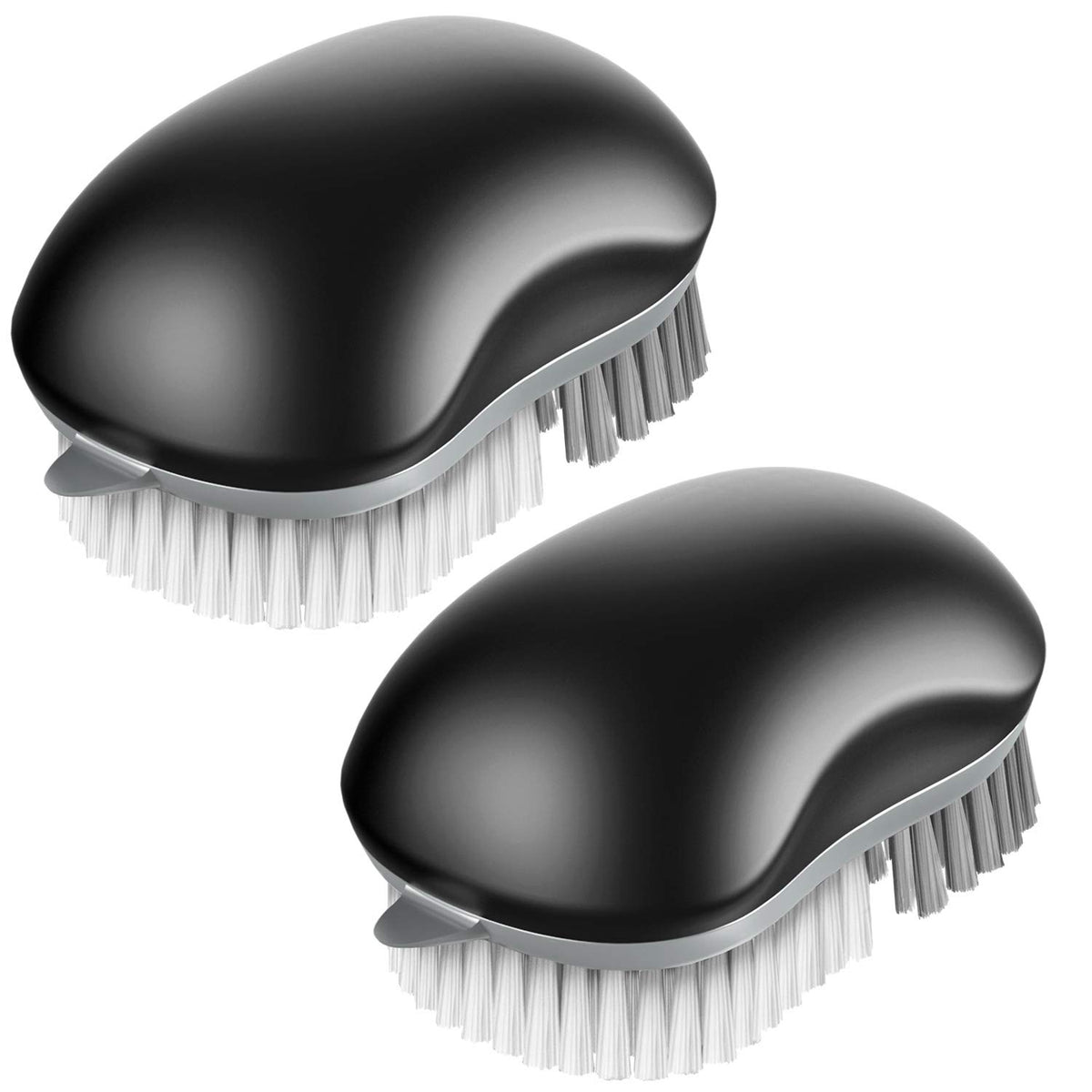 MR.SIGA brush with angled grey bristles for delicate produce cleaning.