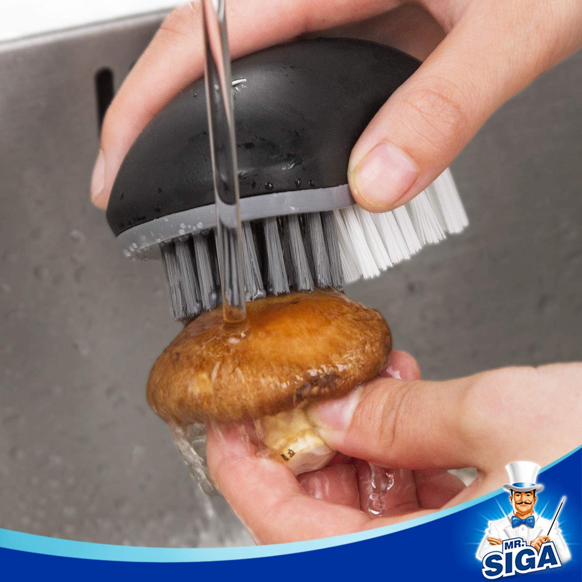 MR.SIGA built-in potato-eye remover for quick prep.