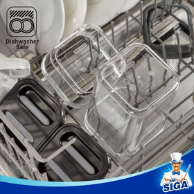 MR.SIGA rectangular shape fits in shallow pantry shelves and drawers.