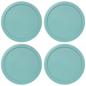 MRX Solutions turquoise Pyrex 2-cup lid with airtight, leakproof seal.