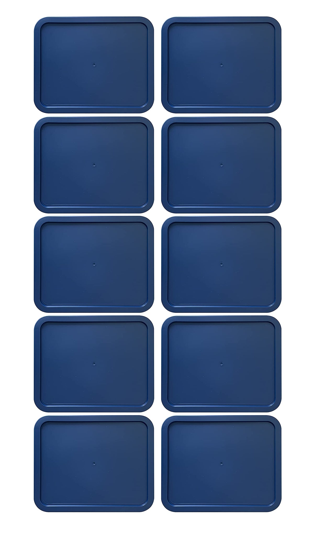 MRX Solutions Pyrex 3-Cup rectangular blue lid provides airtight seal for storage