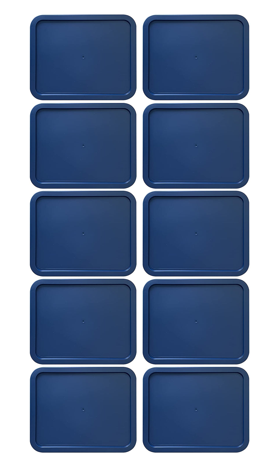 MRX Solutions Pyrex 3-Cup rectangular blue lid provides airtight seal for storage