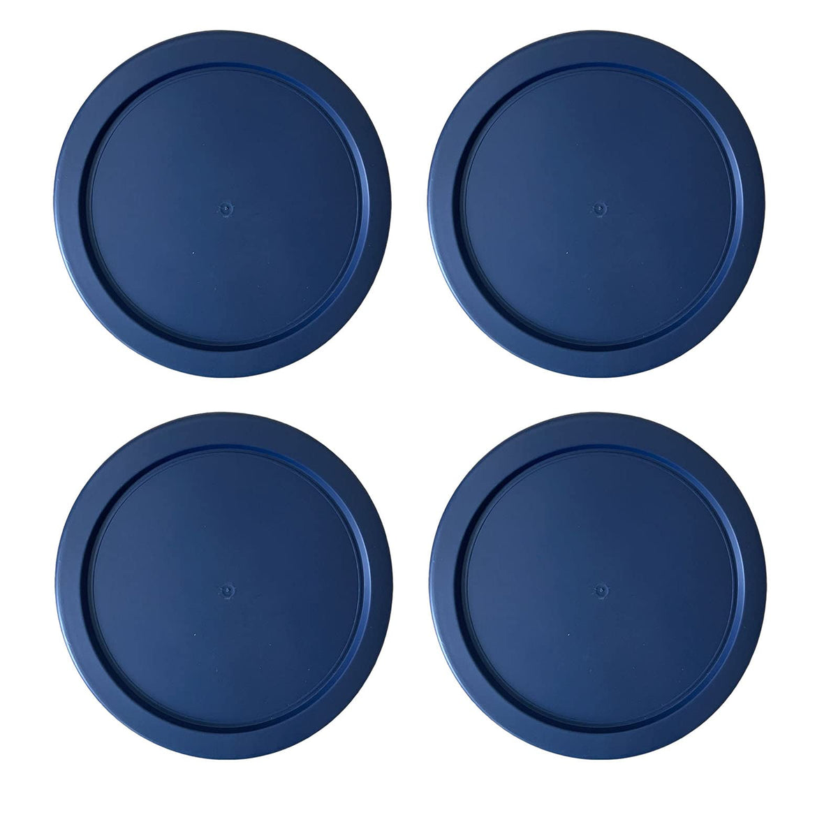 MRX Solutions replacement lids fit Pyrex 2-Cup bowls with a blue 5-inch lid for fresh storage.