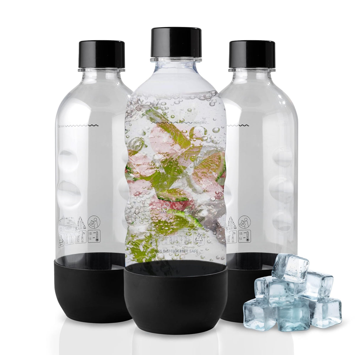 MRX Solutions bottle with leak-proof cap for mess-free carbonation at home.