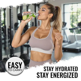 MRX Solutions bottle ideal for on-the-go hydration and home use.