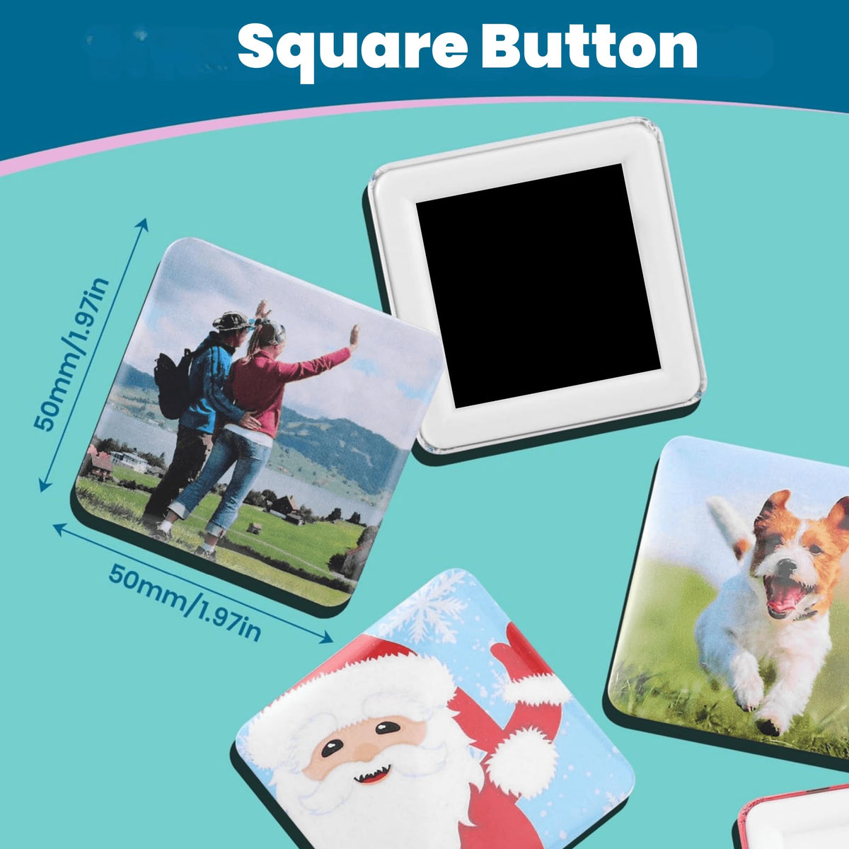 Mryitcal square magnet back refills for rapid crafting