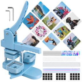 Mryitcal square photo magnet press machine for quick DIY fridge magnets