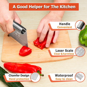 MS WGO Pro dishwasher-safe steel blade simplifies cleanup after baking.