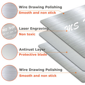 MS WGO Pro pizza cutter doubles as a dough separator for uniform slices.