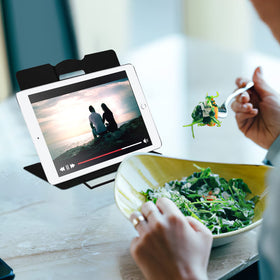 MSDADA cookbook holder with clip keeps pages secure
