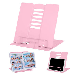 MSDADA desk book stand adjustable-positions offers comfortable viewing angles for recipes