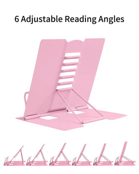 MSDADA desk stand ergonomic design reduces neck strain during reading