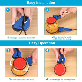 MSEONA self-locking strap in action for effortless opening