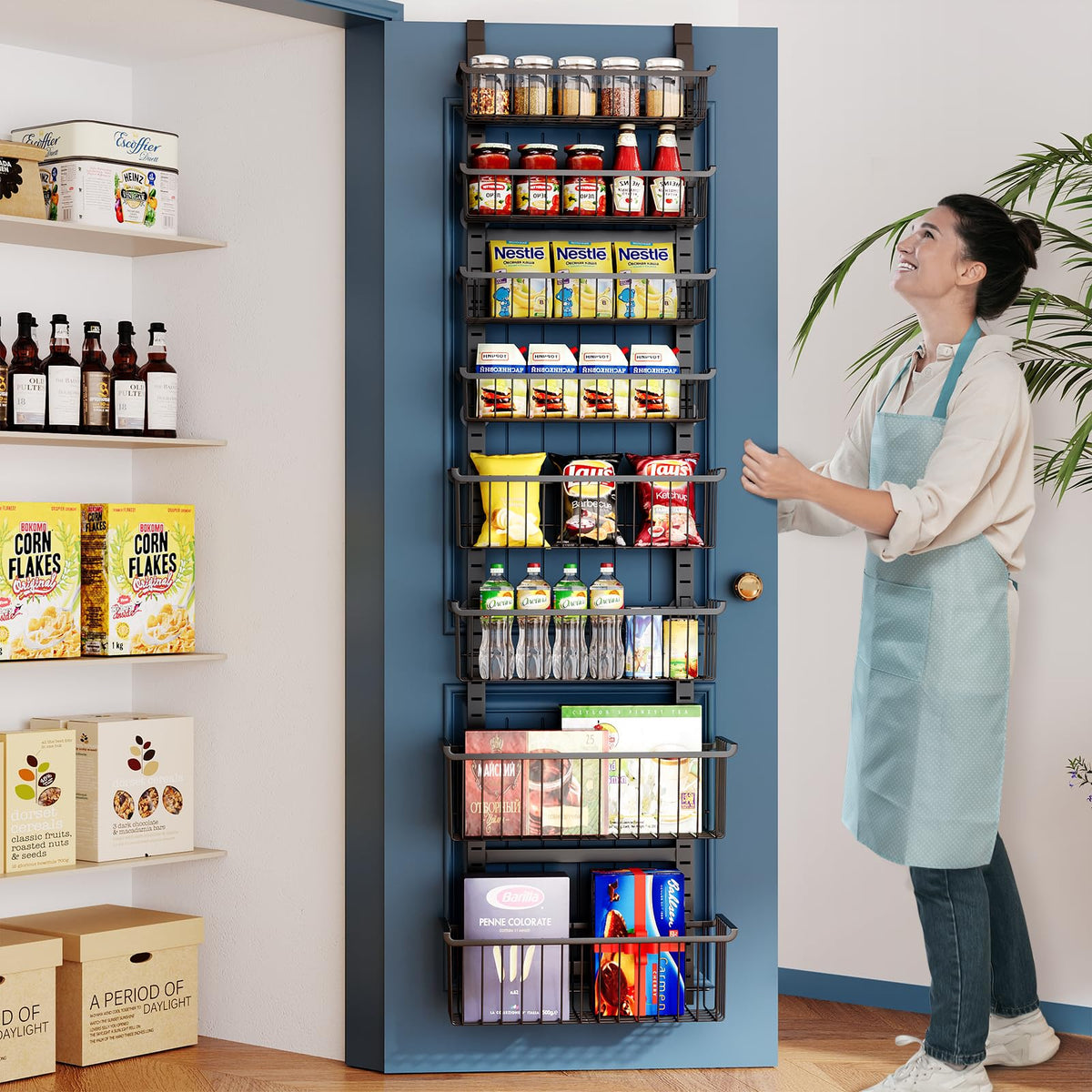 MSERCUOR compact design fits doors up to 1.78 inches thick.