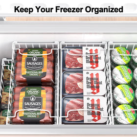 MSERCUOR rust-resistant metal freezer bins for humid environments