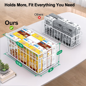 MSERCUOR freezer bin folding handles for easy retrieval