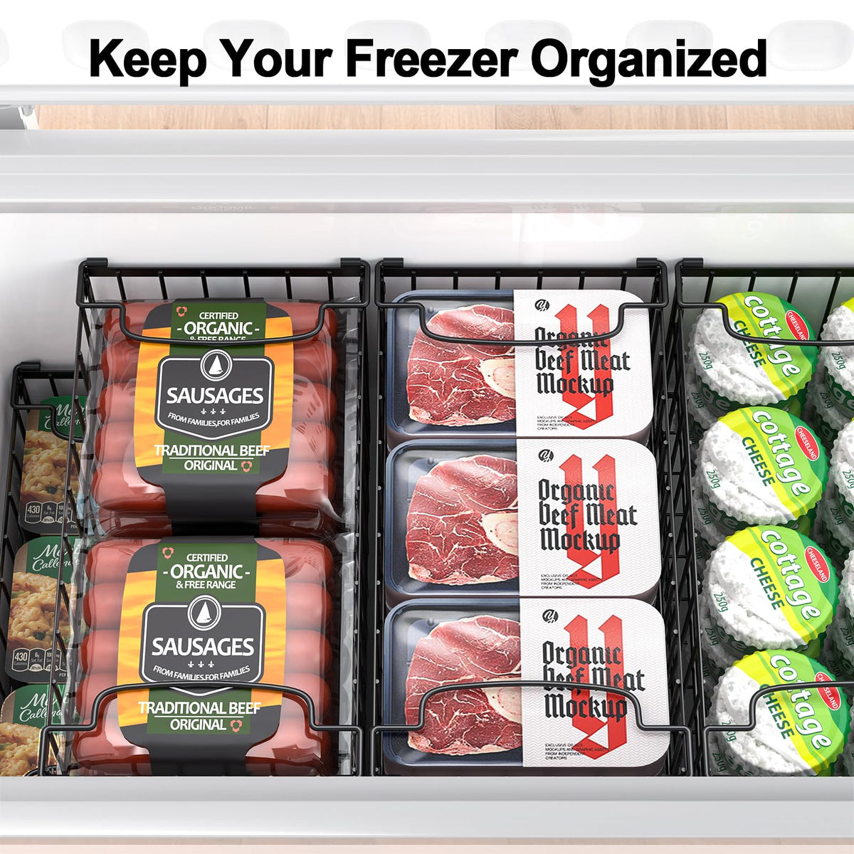 MSERCUOR versatile storage for meat, fish, vegetables, and ice cream