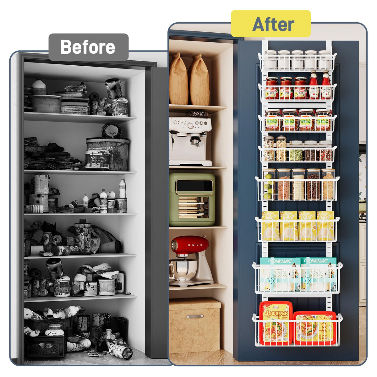 MSERCUOR laundry room use with cosmetics and snacks.