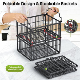 MSERCUOR open-frame freezer bins promote airflow for faster freezing and easier organization.