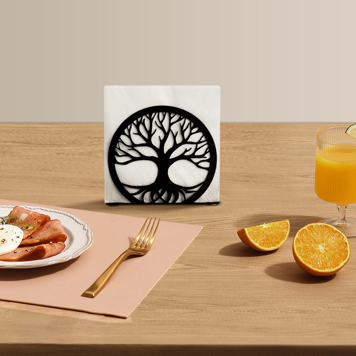 MSJGA kitchen and dining napkin holder blends modern style.