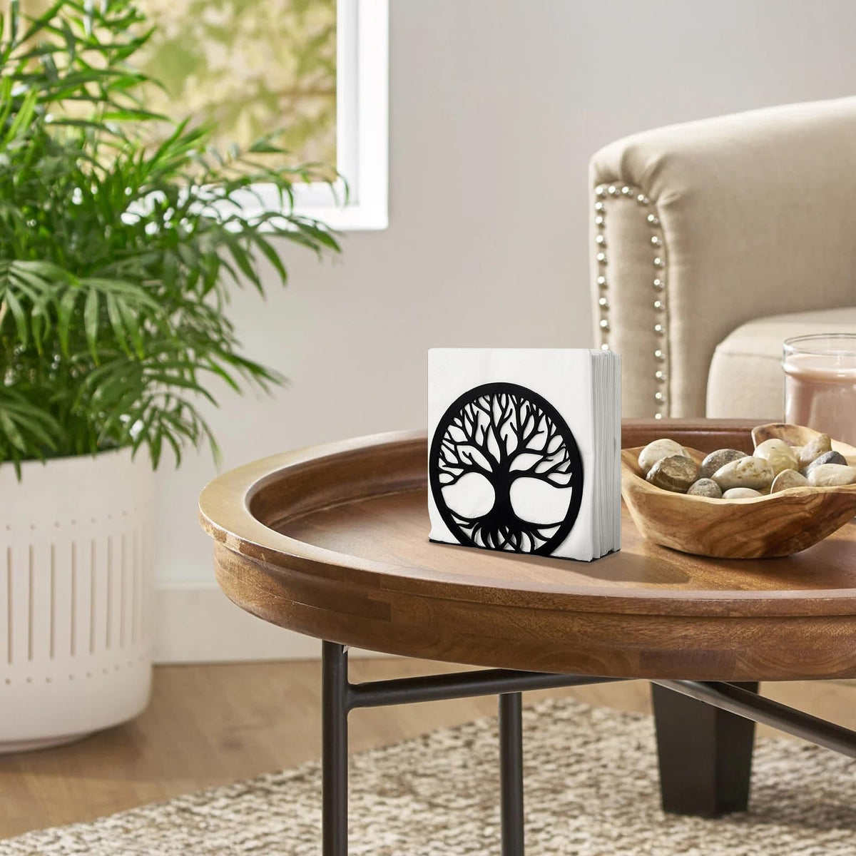 MSJGA outdoor-ready napkin holder suitable for picnics and gatherings.
