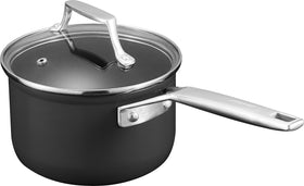 MsMk 1.5-quart saucepan with lid for precise simmering on all cooktops.