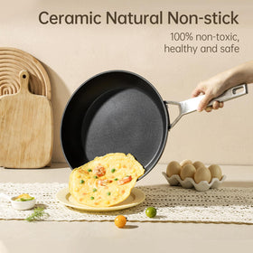MsMk 10% larger cooking surface supports thicker omelette rolls.