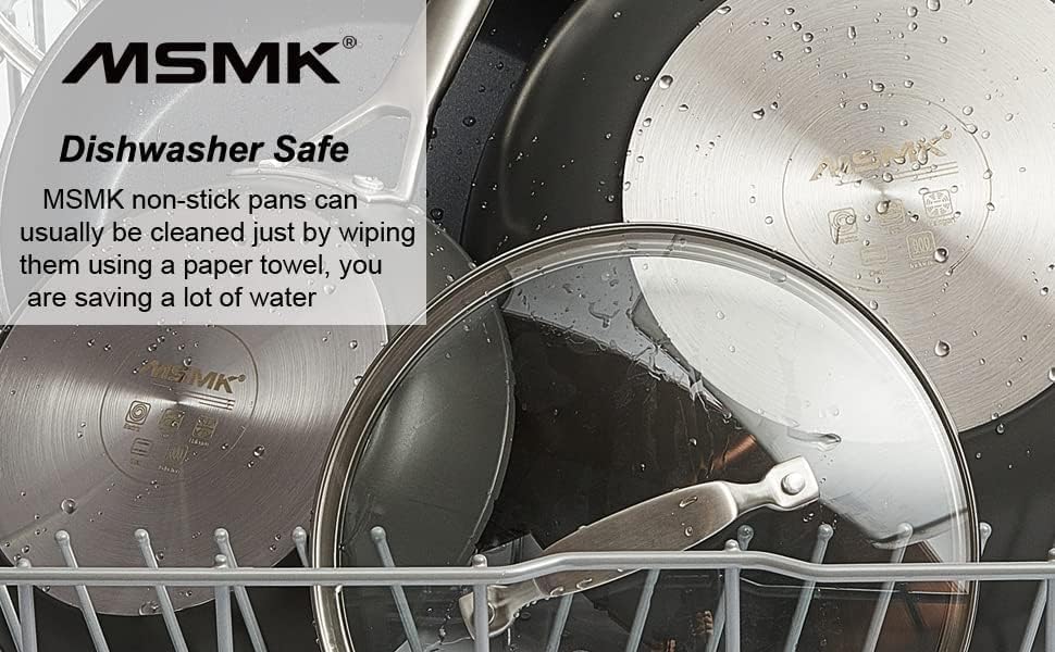 MsMk 10-inch skillet frying eggs with minimal sticking