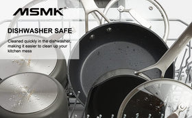 MsMk ergonomic stay-cool handle for comfortable grip