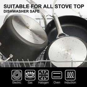 MsMk smooth stainless-steel bottom promotes faster, even heating.