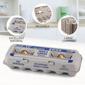 MT Products duck and chicken egg carton versatile for varied eggs