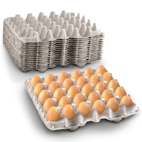 MT Products eco-friendly egg crates securely holding eggs during transport