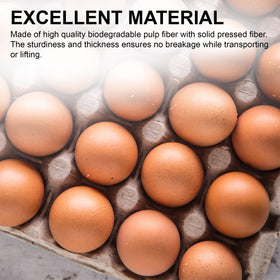 Egg flats from MT Products stacked and ready for organized storage