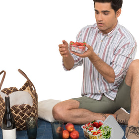MT Products multi-functional snack box stores small items or craft supplies.