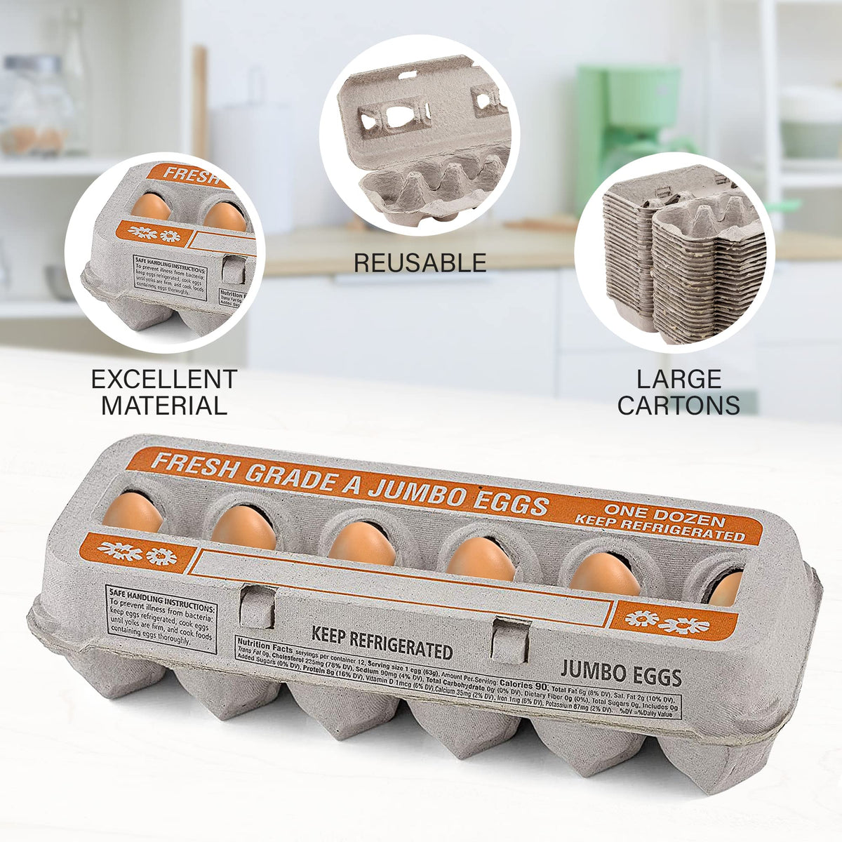 MT Products cartons with customizable logo panel for branding