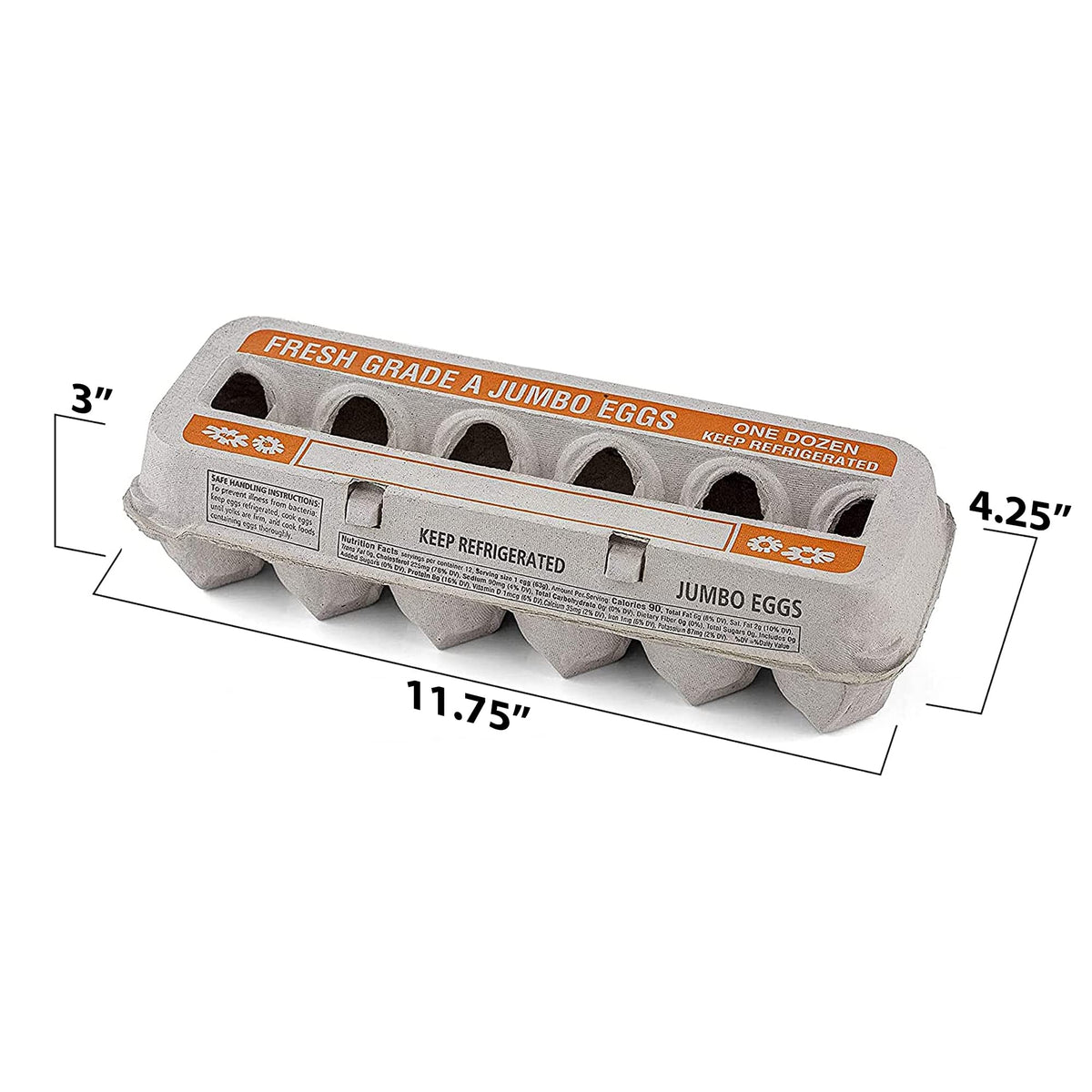 MT Products recycled pulp carton absorbs humidity to keep eggs dry