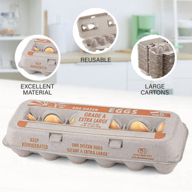 MT Products sturdy thick carton protects eggs during handling
