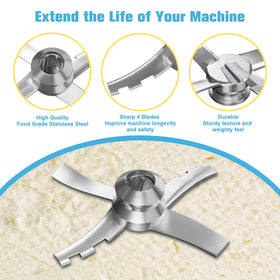 MTGSTOCL dual-blade design offers flexible texture and creaminess