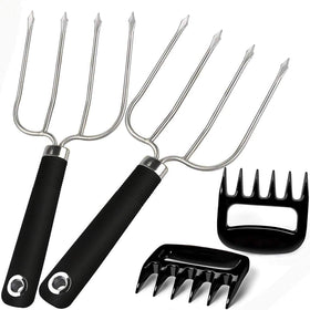 MTNZXZ turkey lifting forks with four sturdy prongs for secure transport